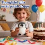 JcvPot Pinguin Kuscheltier, Weiches Stofftier Für Kinder Und Babys, Kuscheltier Pinguin Plüschtier 20 cm, Plüschtier – Bild 4
