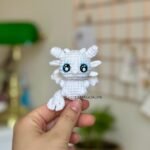 Crochet Pattern for Dark Dragon & White Dragon Amigurumi (PDF) (English)